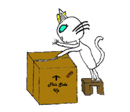 Cat Queen sticker #14759399