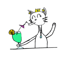 Cat Queen sticker #14759412