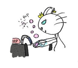 Cat Queen sticker #14759415