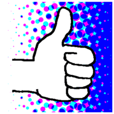 Popular Hand Sign sticker #14759606