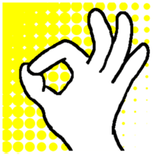 Popular Hand Sign sticker #14759607