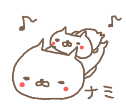 Nami cute cat stickers! sticker #14759672