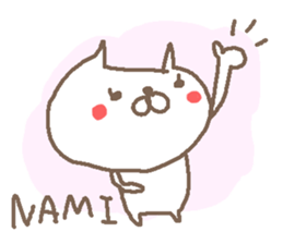 Nami cute cat stickers! sticker #14759685