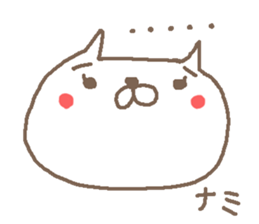 Nami cute cat stickers! sticker #14759708