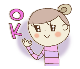 I am a girl ! 5 sticker #14759875