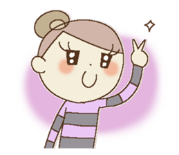 I am a girl ! 5 sticker #14759876