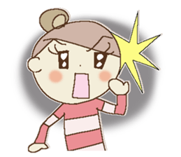 I am a girl ! 5 sticker #14759886