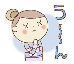 I am a girl ! 5 sticker #14759890