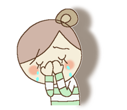 I am a girl ! 5 sticker #14759892