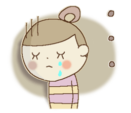 I am a girl ! 5 sticker #14759893