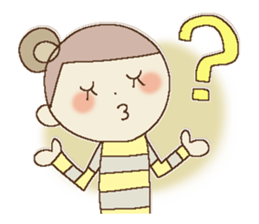 I am a girl ! 5 sticker #14759906