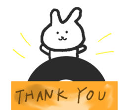 Rabbits band sticker #14760784