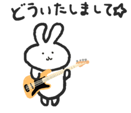 Rabbits band sticker #14760785