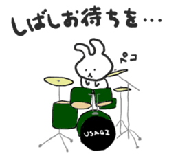 Rabbits band sticker #14760787