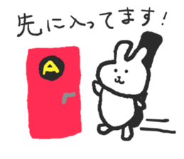 Rabbits band sticker #14760792
