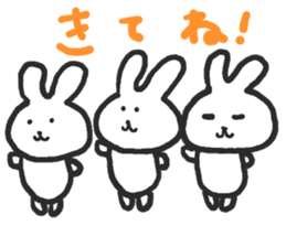 Rabbits band sticker #14760796