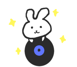 Rabbits band sticker #14760798