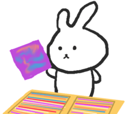 Rabbits band sticker #14760799