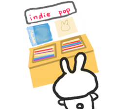 Rabbits band sticker #14760800