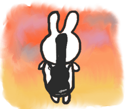 Rabbits band sticker #14760806