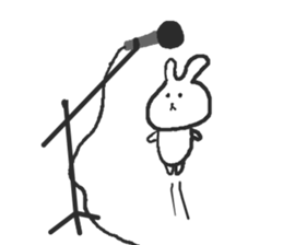 Rabbits band sticker #14760807