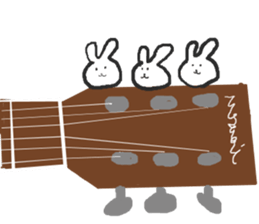 Rabbits band sticker #14760817