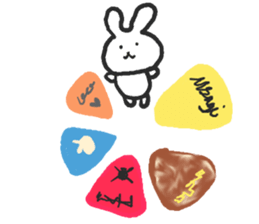 Rabbits band sticker #14760821