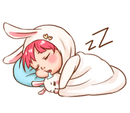 Hello Little Rabbit sticker #14761227