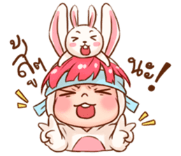 Hello Little Rabbit sticker #14761228
