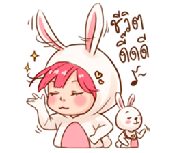 Hello Little Rabbit sticker #14761232