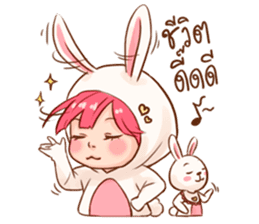 Hello Little Rabbit sticker #14761232