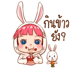 Hello Little Rabbit sticker #14761239