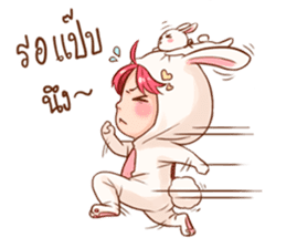 Hello Little Rabbit sticker #14761240