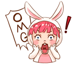 Hello Little Rabbit sticker #14761251