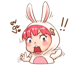 Hello Little Rabbit sticker #14761254