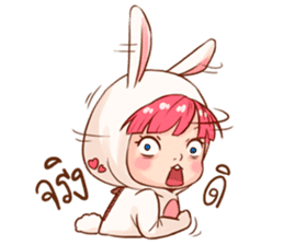 Hello Little Rabbit sticker #14761255