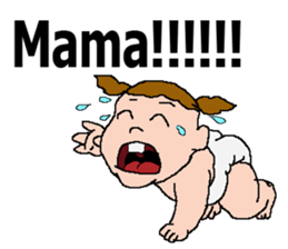 This is adorable baby sticker #14761267