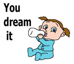 This is adorable baby sticker #14761269