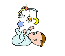 This is adorable baby sticker #14761271