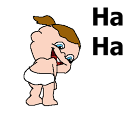 This is adorable baby sticker #14761272