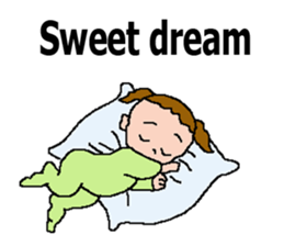 This is adorable baby sticker #14761274