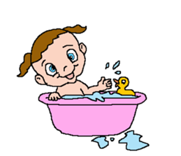 This is adorable baby sticker #14761278