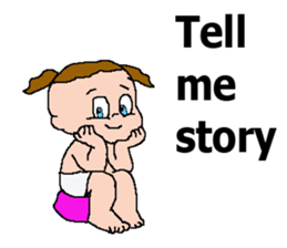 This is adorable baby sticker #14761283