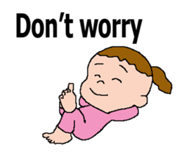 This is adorable baby sticker #14761284