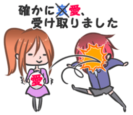 Two Girls Sticker sticker #14761536