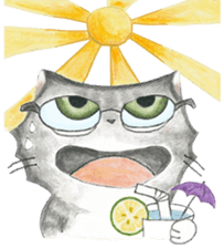 TuTu Cat English Version sticker #14762240