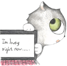 TuTu Cat English Version sticker #14762259