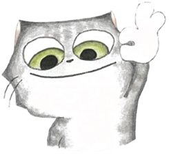 TuTu Cat English Version sticker #14762274