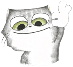 TuTu Cat English Version sticker #14762274