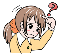 Ehime Mikan Girl sticker #14762643